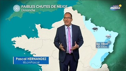 Météo dimanche : de la neige sur l'Est de la France
