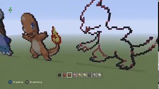 Minecraft Pixel Art Tutorial - Charmeleon (Pokemon)