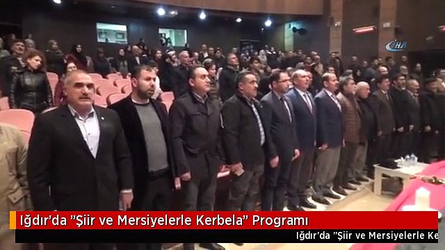 Iğdır'da Şiir ve Mersiyelerle Kerbela Programı