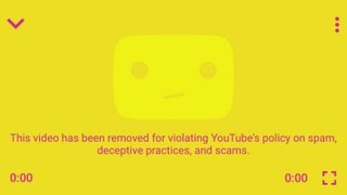 YouTube flagged an official Google Chromebook ad as spam