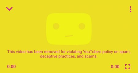 YouTube flagged an official Google Chromebook ad as spam