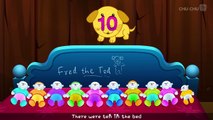 Ten In The Bed Nursery Rhyme With Lyrics - Cartoon Animation Rhymes & Songs for Children-pT9CdnfFET8