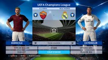 AS Rome - Real Madrid [PES 2016] | C1 League new-2016 (1/8ème de Finale) | CPU Vs. CPU