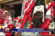Gamarra: comerciantes vendieron más de 3 millones de camisetas de la 'Bicolor'