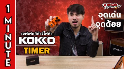 สรุป 1 นาที l จุดเด่น จุดด้อย เอฟเฟค กีต้าร์ไฟฟ้าดีเลย์ Kokko รุ่น Timer l เต่าแดง