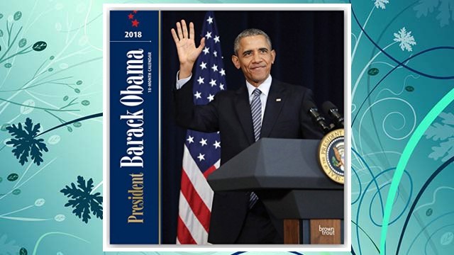 Download PDF President Barack Obama 2018 12 x 12 Inch Monthly Square Wall Calendar, USA United States of America Famous Figure FREE