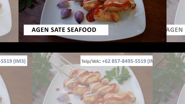 Sate SEAFOOD Cedea, Sate SEAFOOD Bakar, Sate SEAFOOD Celup