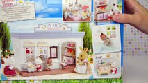 Sylvanian Families Calico Critters Toy Shop Unboxing Review and Setup - Kids Toys