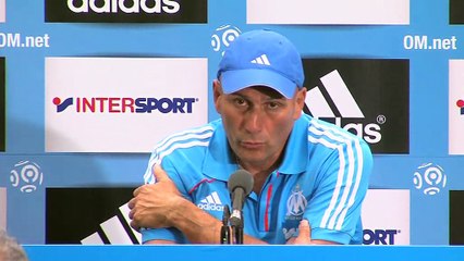 Élie Baup et Carlo Ancelotti après le match en conférence de presse