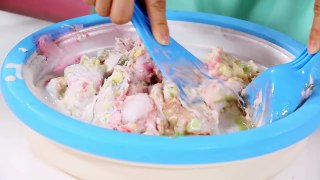 철판아이스크림 솜사탕 아이스크림 만들기 놀이 cotton candy 지니