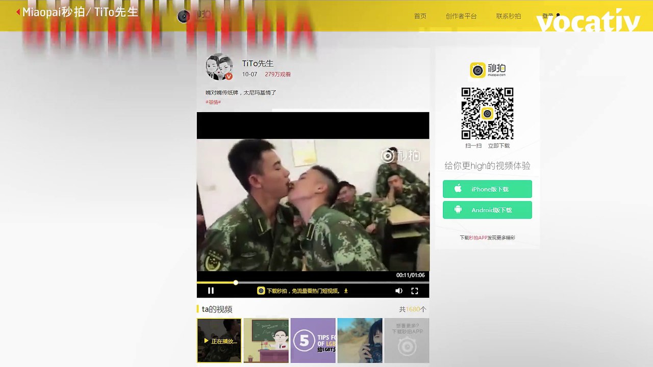 Chinese Soldiers Playing Kissing Card Game Stirs Controversy