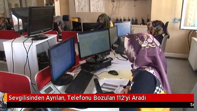 Sevgilisinden Ayrılan, Telefonu Bozulan 112'yi Aradı