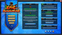 EPIC MANAGER - Lets Play Epic Manager / Epic Manager Gameplay - Part 1