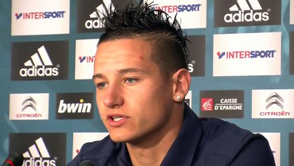 Première intervention devant les médias de Florian Thauvin