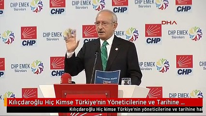 Descargar video: Kılıçdaroğlu Hiç Kimse Türkiye'nin Yöneticilerine ve Tarihine Hakaret Edemez Şiddetle Kınıyoruz-9