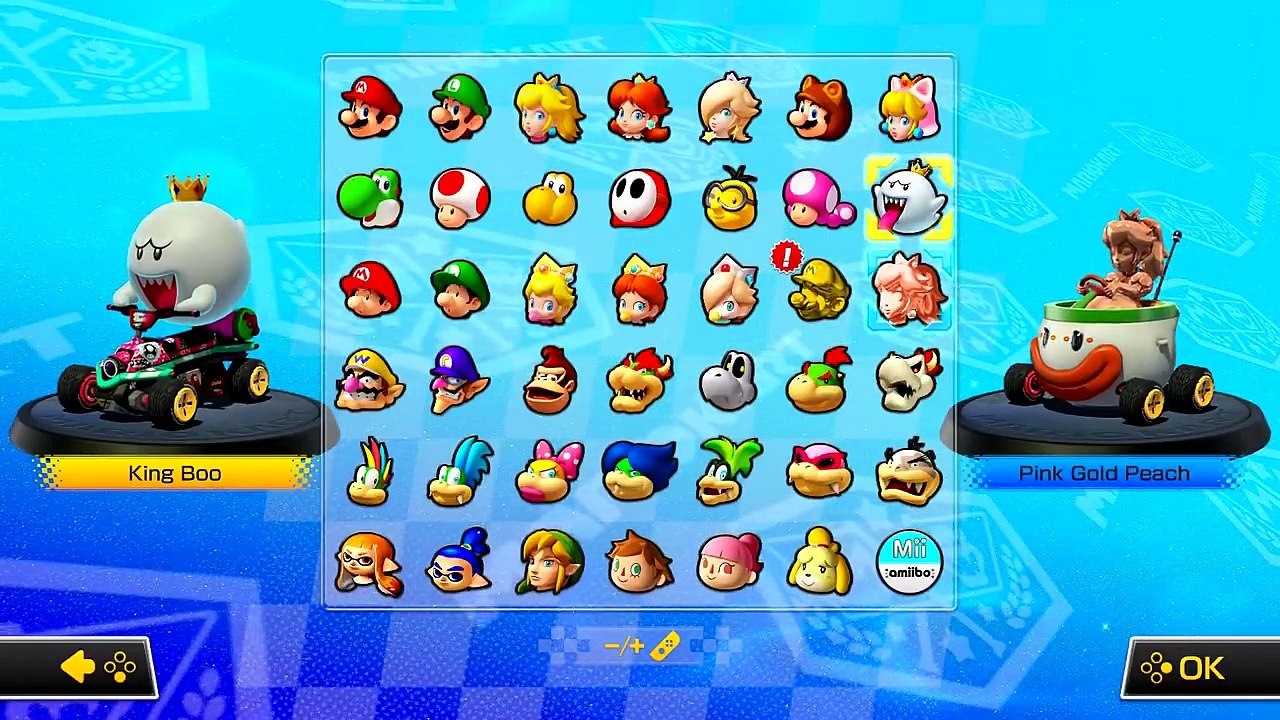 ABM: Mario Kart 8 Deluxe!! RACE & BATTLE MATCH!! Inkling Girl Vs Bowser Jr !! HD