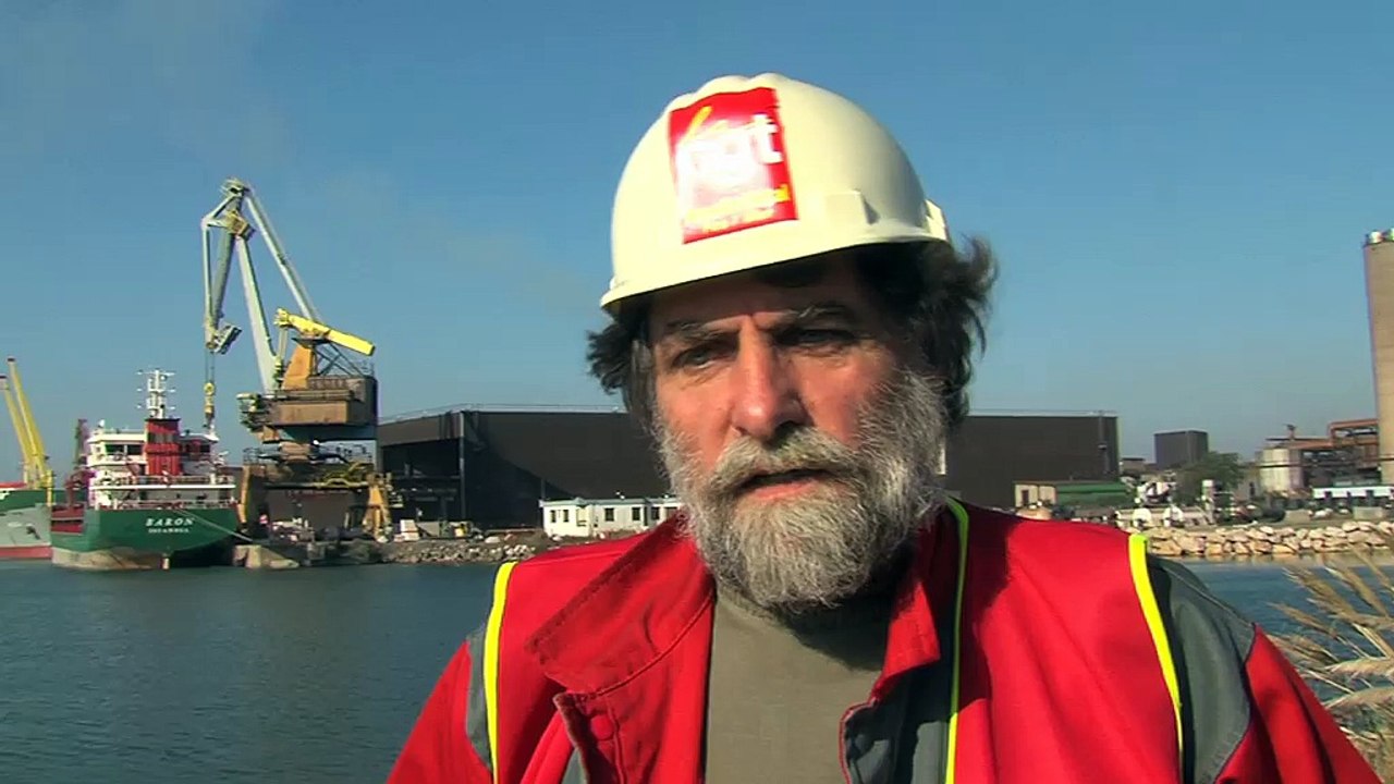 L'interview d'Alain Audier, secrétaire du syndicat CGT d'ArcelorMittal Fos.