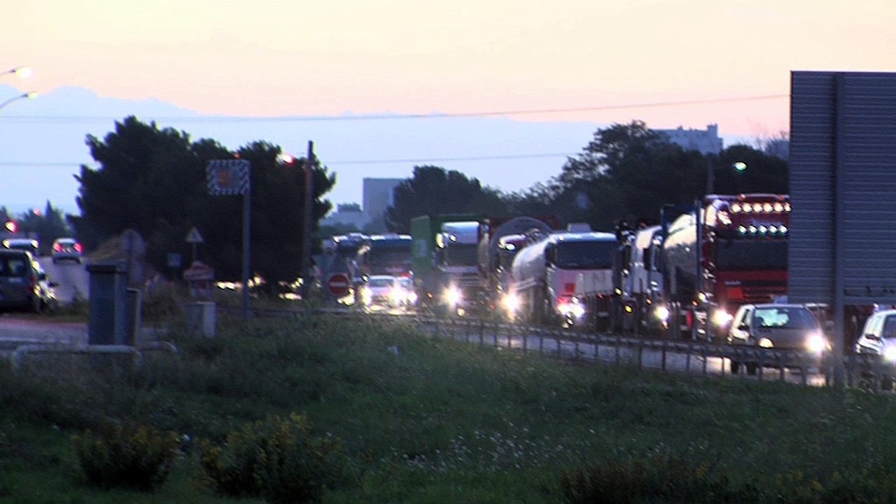 90 minutes pour faire le trajet Martigues Fos ce matin à cause des travaux à Moralès