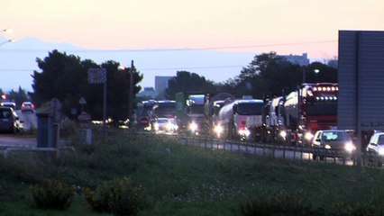 90 minutes pour faire le trajet Martigues Fos ce matin à cause des travaux à Moralès
