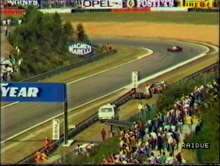 Gran Premio del Belgio 1988: Sorpassi di Capelli a Patrese e Cheever e di Patrese a Cheever e ritiro di Ghinzani