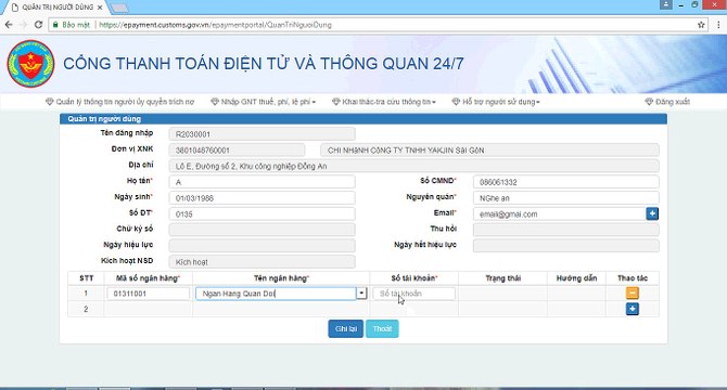 Video Hướng Dẫn CỔNG THANH TOÁN ĐIỆN TỬ VÀ THÔNG QUAN 24/7
