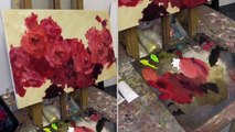 Как написать розы.How to paint roses.Oil painting by Oleg Buiko. Живопись маслом