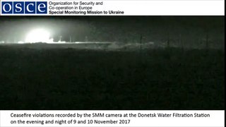 Ceasefire violations recorded at the Donetsk Water Filtration Station