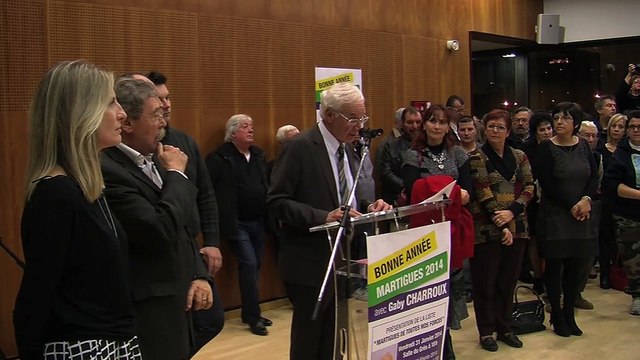 Extrait de l'intervention de Gaby Charroux lors de la cérémonie des voeux.