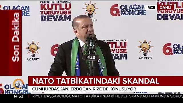 Cumhurbaşkanı Erdoğan dan NATO ya tepki
