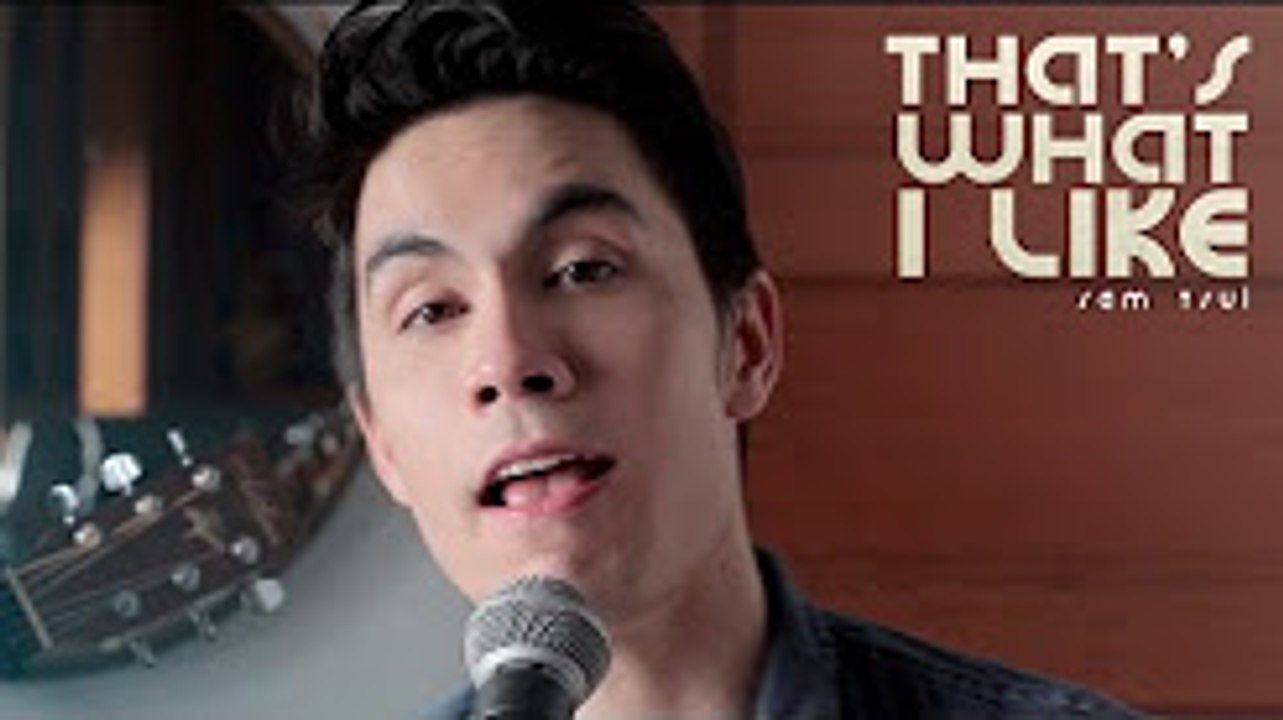 That’s What I Like (Bruno Mars) Acoustic Cover - Sam Tsui & Jason Pitts