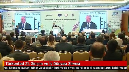 Türkonfed 21. Girişim ve İş Dünyası Zirvesi