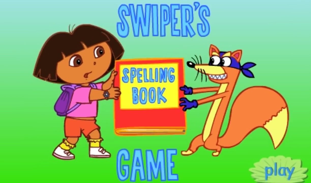 Dora the explorer - Swipers Spelling Book Game