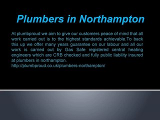 Plumbers in Milton Keynes
