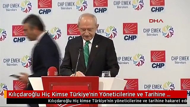 Kılıçdaroğlu Hiç Kimse Türkiye'nin Yöneticilerine ve Tarihine Hakaret Edemez Şiddetle Kınıyoruz-7