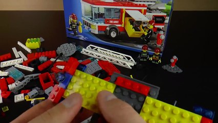 Lego City Fire Truck Bricks 60002