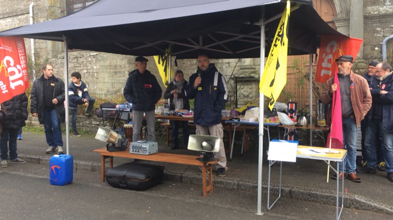 Grève des postiers, les prises de paroles