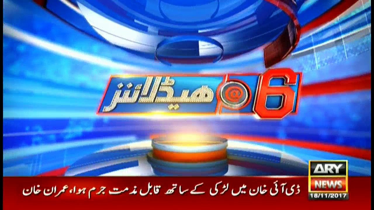 Headlines 1800 18th November 2017
