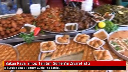 Bakan Kaya, Sinop Tanıtım Günleri'ni Ziyaret Etti