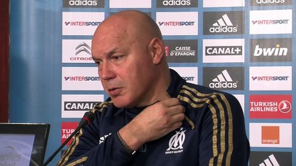 Pour le coach de l'OM, il ne faut pas trop mettre de pression sur ce match