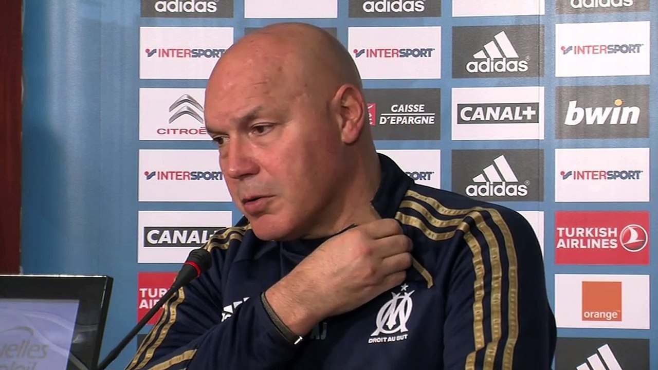 Pour le coach de l'OM, il ne faut pas trop mettre de pression sur ce match