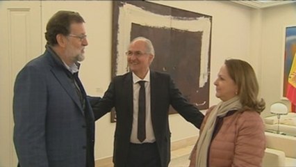 El opositor venezolano llega a madrid y se reúne con Rajoy