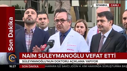 Naim Süleymanoğlu yaşamını yitirdi