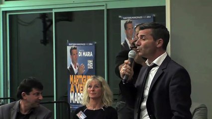 Jean-Luc Di Maria à la maison de quartier de Carro hier soir