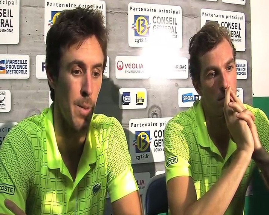 La paire Roger-Vasselin/Benneteau signe à Marseille leur première victoire sur le circuit