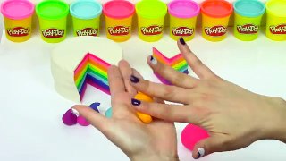 Ice Cream Cake Play Doh Videos for Children Rainbow Crafts for Kids educational Castle Toys