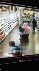 old pervert filmed by security camera