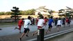 Les futurs champions olympiques s'entrainent au chateau d'Osaka