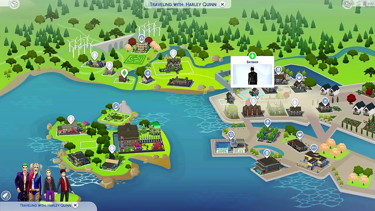 TWIN GIRLS MAKEOVER | The Sims 4: 100 Baby Challenge | HARLEY QUINN AND JOKER | Ep. 8