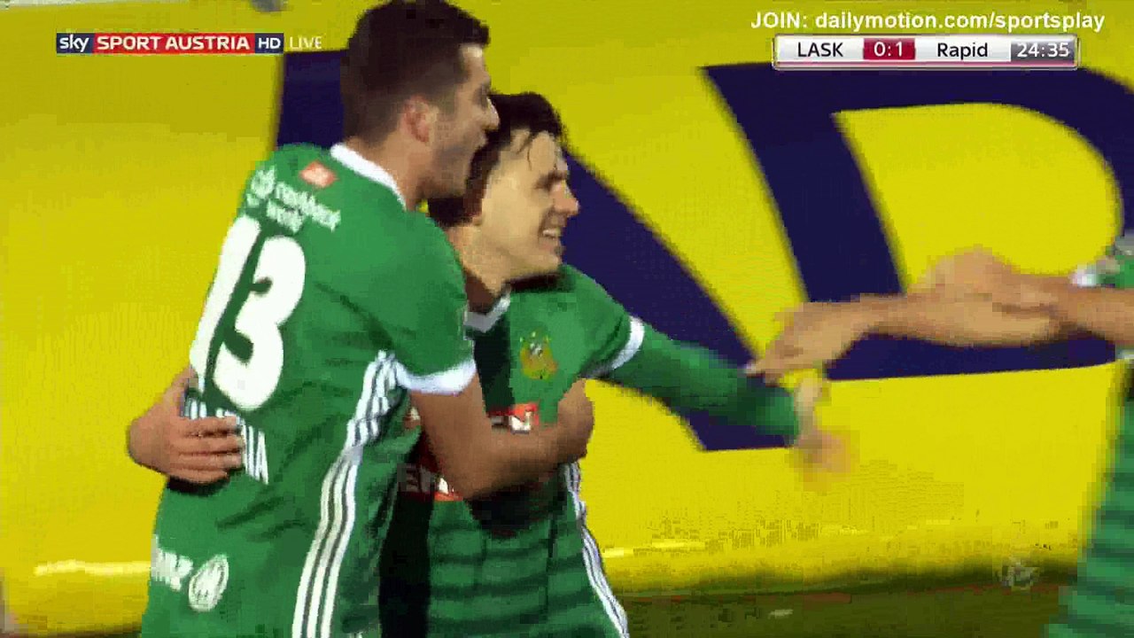 Thomas Murg Goal HD - LASK Linz 0 - 1 Rapid Vienna - 18.11.2017 (Full Replay)