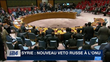 Syrie: nouveau veto russe à l'ONU